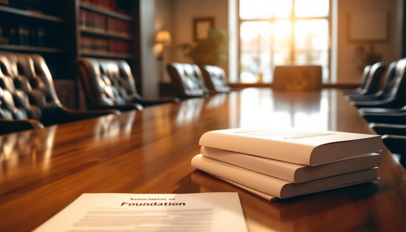 Différence entre association et fondation : statut et réglementation